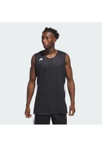 Adidas - 3G Speed Dwustronna koszulka do koszykówki AEROREADY. Kolor: biały, wielokolorowy, czarny. Sport: koszykówka