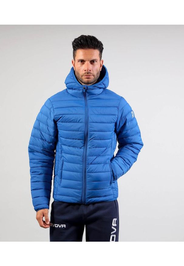 Givova Giubbotto Capri kurtka dziecięca XL. Kolor: niebieski. Materiał: puch