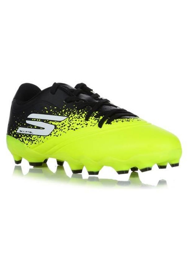 skechers - Dziecięce buty piłkarskie Skechers Razor 1.5 FG. Kolor: wielokolorowy, czarny. Materiał: materiał, syntetyk, tkanina. Sport: piłka nożna