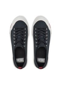 Diesel Trampki Y03335 P2994 H1378 Czarny. Kolor: czarny. Materiał: bawełna, materiał