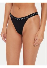 Emporio Armani Underwear Komplet 2 par stringów 164522 4F227 00020 Czarny. Kolor: czarny. Materiał: bawełna