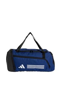 Adidas - Torba Essentials 3-Stripes Duffel Small. Kolor: biały, wielokolorowy, niebieski. Materiał: materiał