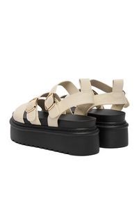 DeeZee Sandały CEO-HY632-1 Écru. Kolor: kremowy. Materiał: materiał #3