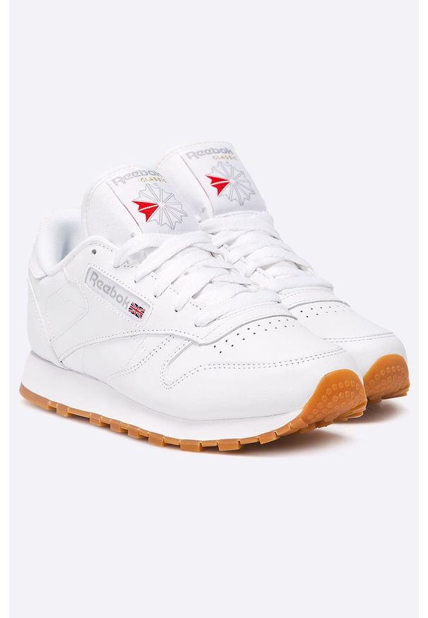 Reebok Classic - Buty Classic. Kolor: biały. Materiał: guma. Szerokość cholewki: normalna. Model: Reebok Classic