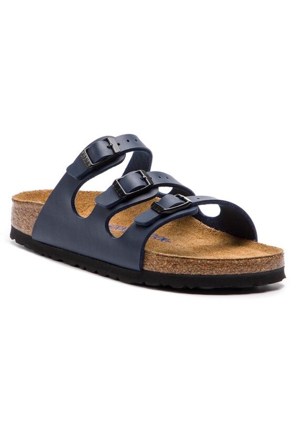 Klapki Birkenstock. Kolor: niebieski