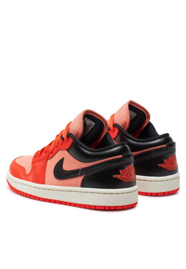 Nike Sneakersy Air Jordan 1 Low Se DM3379 600 Koralowy. Kolor: pomarańczowy. Materiał: skóra. Model: Nike Air Jordan