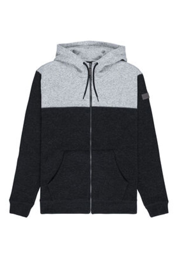 Quiksilver Bluza Keller Block Zip EQYFT05122 Szary Regular Fit. Kolor: szary. Materiał: syntetyk