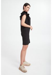 Liu Jo - Sukienka mini LIU JO. Materiał: bawełna. Wzór: aplikacja. Długość: mini