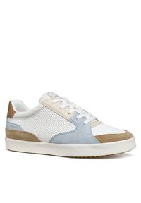 Geox Sneakersy D Blomiee D656HC 05422 C1Z0B Biały. Kolor: biały. Materiał: skóra #4