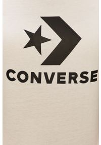 Converse - T-shirt. Okazja: na co dzień. Kolor: biały. Materiał: bawełna, dzianina. Wzór: nadruk. Styl: casual #5
