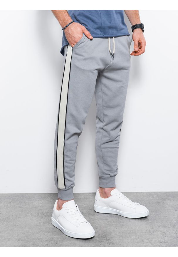 Szare spodnie Ombre Clothing