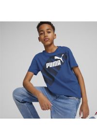 Puma Koszulka Power Graphic 67925414. Kolor: niebieski
