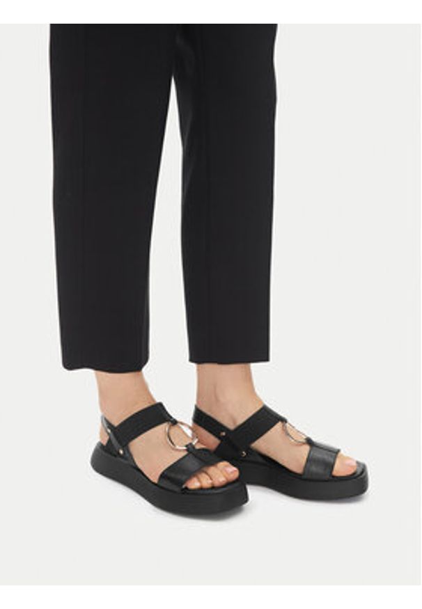 Lasocki Sandały WI23-KEANY-02 Czarny. Kolor: czarny. Materiał: skóra