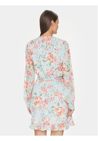 Guess Sukienka codzienna Vanessa W4GK42 WDW82 Błękitny Regular Fit. Okazja: na co dzień. Kolor: niebieski. Materiał: syntetyk. Typ sukienki: proste. Styl: casual