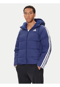 Adidas - adidas Kurtka puchowa Essentials Climawarm 3-Stripes JX7799 Granatowy Regular Fit. Kolor: niebieski. Materiał: syntetyk