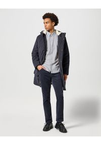 Wrangler - WRANGLER MĘSKIE SPODNIE JEANSOWE TEXAS SLIM DARK NAVY 112356806 W12S012239 #6