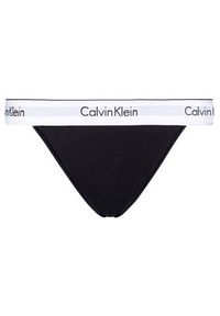 Calvin Klein Underwear Figi klasyczne Tanga 000QF4977A Czarny. Kolor: czarny. Materiał: bawełna