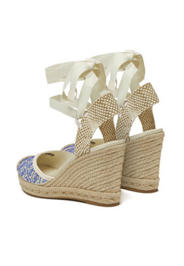 Guess Espadryle FLJCRN FAB04 Beżowy. Kolor: beżowy. Materiał: materiał