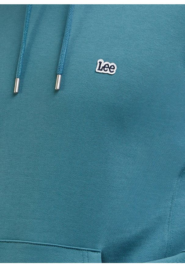 Lee - LEE PLAIN HOODIE MĘSKA BLUZA Z KAPTUREM NIEROZPINANA EDEN 112341664 L80Y015535. Typ kołnierza: kaptur