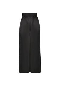 Urban Classics - Damskie Satynowe Spodnie Z Szerokimi Nogawkami. Kolor: czarny. Materiał: satyna. Długość: długie #1