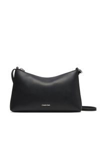 Calvin Klein Torebka Ck Must Conv Logo Jqd Strap Xbod LV04F3095G Czarny. Kolor: czarny. Materiał: skórzane