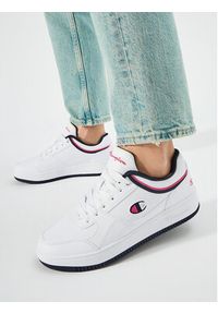 Champion Sneakersy Rebound Low Low Cut Shoe S11469-CHA-WW011 Biały. Kolor: biały. Materiał: skóra