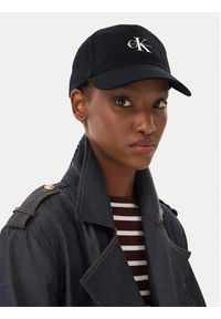 Calvin Klein Jeans Czapka z daszkiem Printed Monologo Cap LV04K5027G Czarny. Kolor: czarny. Materiał: bawełna #2