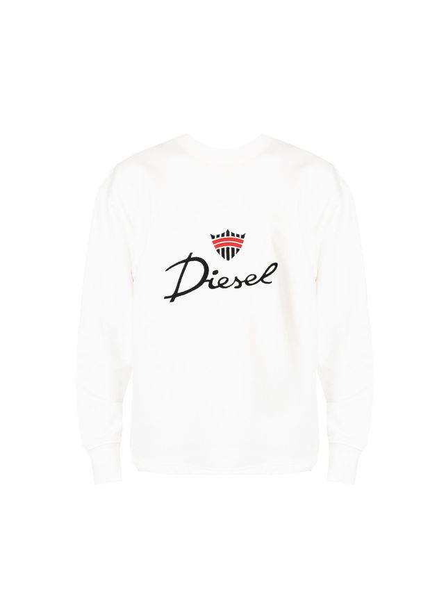 Diesel Bluza "S-Macsless" | A09029-0CJAD | Mężczyzna | Biały. Kolor: biały. Materiał: bawełna. Styl: elegancki, sportowy