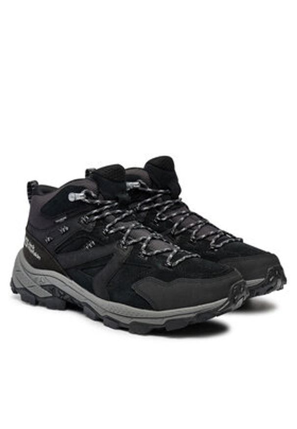 Jack Wolfskin Trekkingi Vojo Tour Lt Texapore Mid M A62074 Szary. Kolor: szary. Materiał: skóra. Sport: turystyka piesza