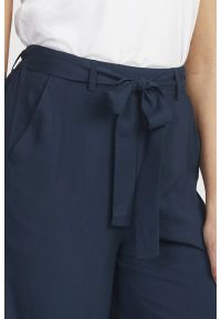 Cellbes - Spodnie typu culotte z szerokimi nogawkami. Kolor: niebieski. Materiał: włókno, wiskoza, tkanina. Styl: elegancki