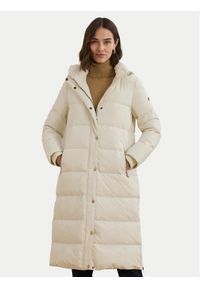 Lauren Ralph Lauren - LAUREN RALPH LAUREN Płaszcz zimowy 297957512002 Écru Regular Fit. Materiał: syntetyk. Sezon: zima
