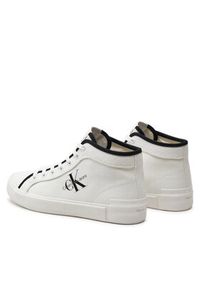 Calvin Klein Jeans Sneakersy Skater Vulcanized High Cs Ml Mr YW0YW01454 Biały. Kolor: biały #5