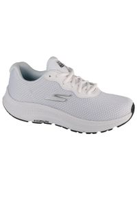 skechers - Buty do biegania damskie Skechers Go Run Consistent 2.0 Engaged. Kolor: biały. Materiał: materiał, syntetyk. Szerokość cholewki: normalna. Sport: bieganie