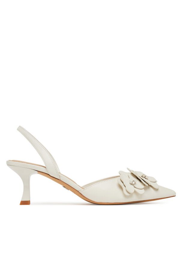 Aldo Sandały Leilania 13966836 Biały. Kolor: biały. Materiał: skóra