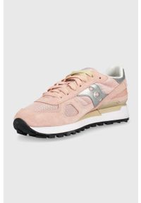 Saucony sneakersy Shadow kolor różowy. Nosek buta: okrągły. Zapięcie: sznurówki. Kolor: różowy. Materiał: guma