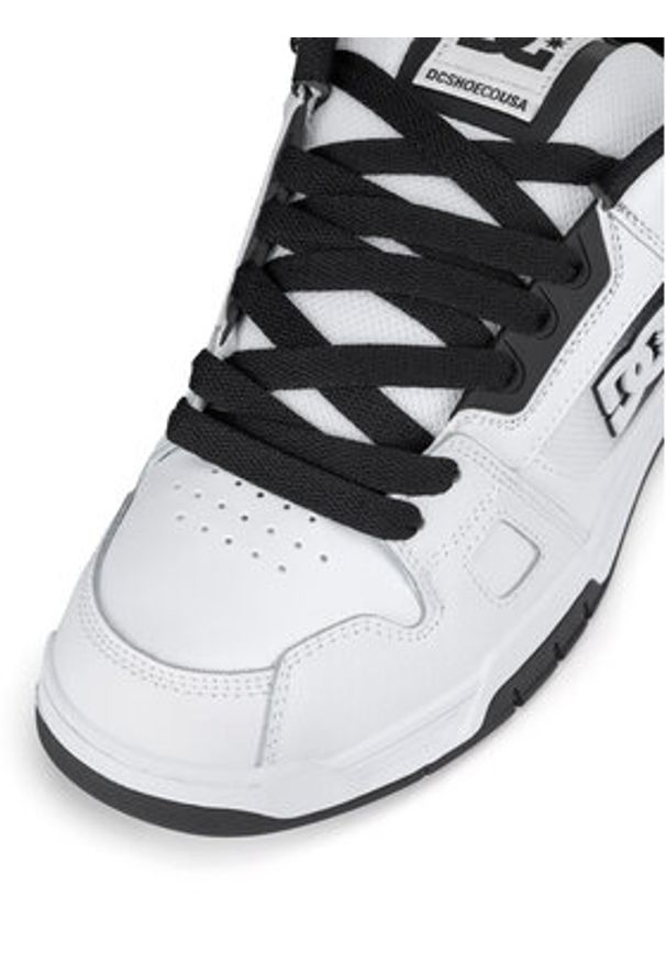 DC Sneakersy STAG DC01813062 Biały. Kolor: biały. Materiał: skóra