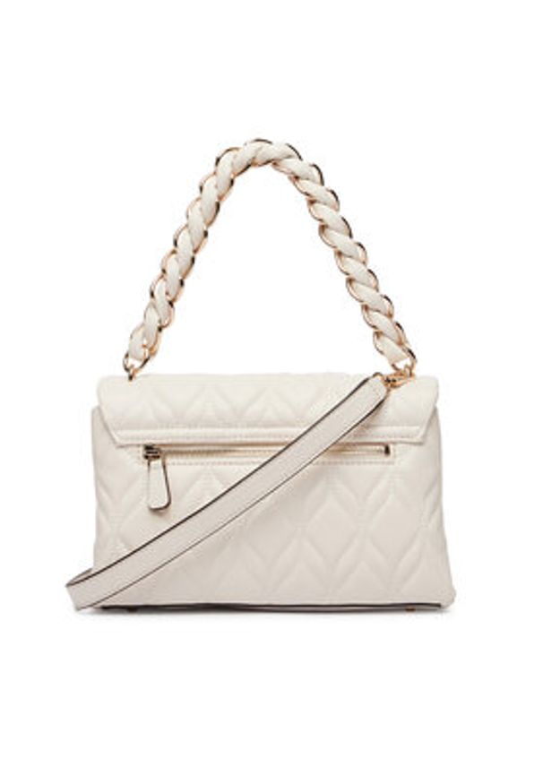 Guess Torebka Maxine HWQG97 33200 Kremowy. Kolor: kremowy. Materiał: skórzane