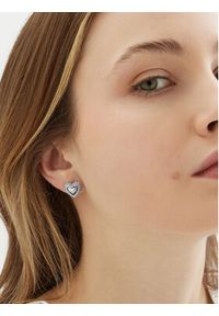 Guess Kolczyki JUBE05 020JW Srebrny. Materiał: metalowe. Kolor: srebrny #5
