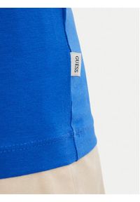 Guess Jeans T-Shirt W6YI16 K3995 Niebieski Slim Fit. Kolor: niebieski. Materiał: bawełna #2