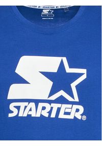 Starter T-Shirt SMG-008-BD Niebieski Regular Fit. Kolor: niebieski. Materiał: bawełna #3
