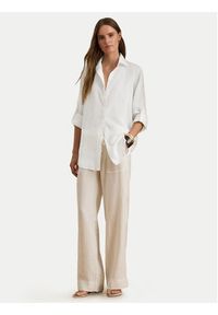 Lauren Ralph Lauren - LAUREN RALPH LAUREN Koszula 200782777001 Biały Relaxed Fit. Kolor: biały. Materiał: len #2