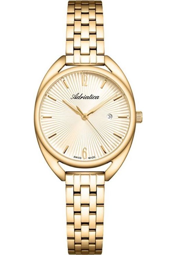 Zegarek Adriatica Zegarek damski Adriatica A3546.1151Q złoty. Kolor: złoty