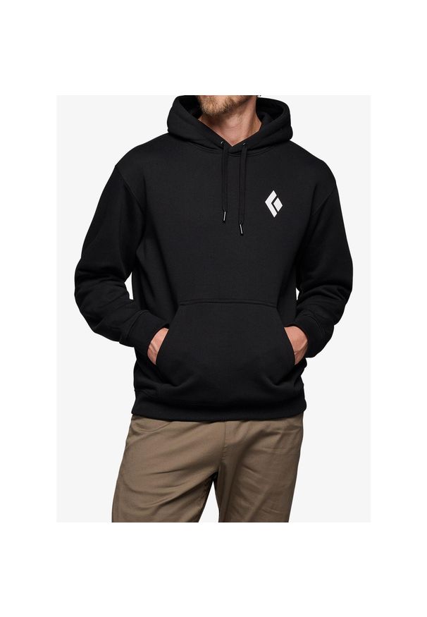 Bluza z kapturem męska Black Diamond Equipment For Alpinists PO Hoody. Typ kołnierza: kaptur. Kolor: czarny. Sport: turystyka piesza