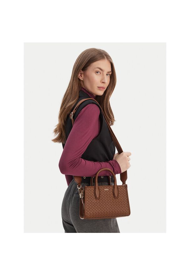Torebka BOSS. Kolor: brązowy