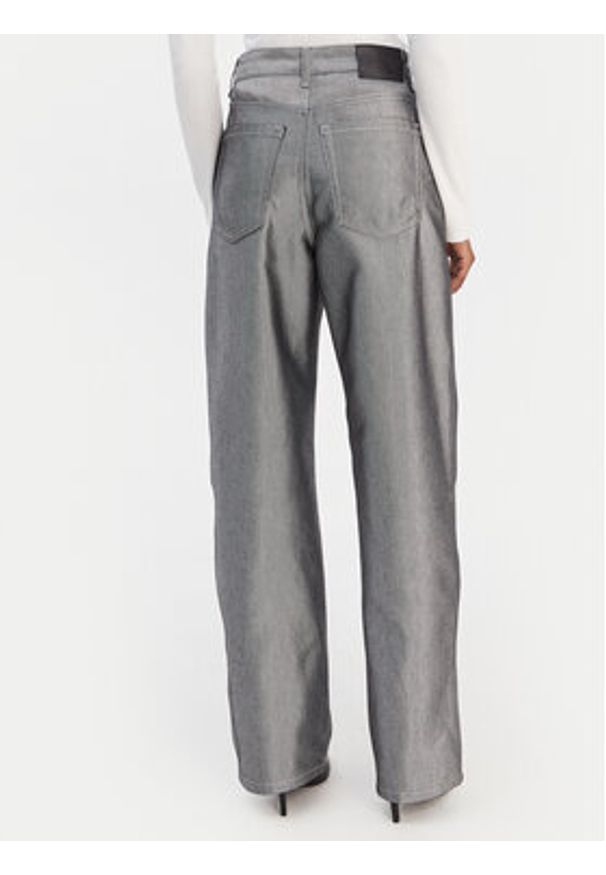 Calvin Klein Jeans Jeansy LV047E718G Szary Barrel Fit. Kolor: szary