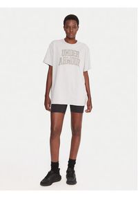 Under Armour T-Shirt Ua Rival Campus 6007883 Szary Oversize. Kolor: szary. Materiał: syntetyk #5