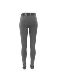 Urban Classics - Damskie Legginsy Z Dżerseju O Dżinsowym Wyglądzie. Kolor: szary. Materiał: jersey. Sport: turystyka piesza