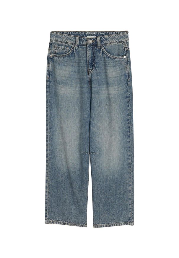 bonprix - Jeansy baggy Tom Tailor z czystej bawełny z regulowanym pasem. Kolor: niebieski