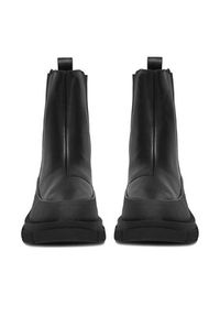 DeeZee Botki 13059-2-BLACK PU Czarny. Kolor: czarny. Materiał: materiał #2