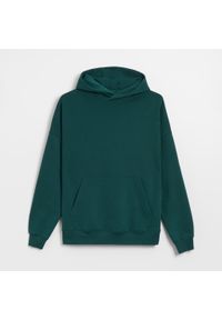 House - Ciemnozielona bluza z kapturem - Khaki. Typ kołnierza: kaptur. Kolor: brązowy